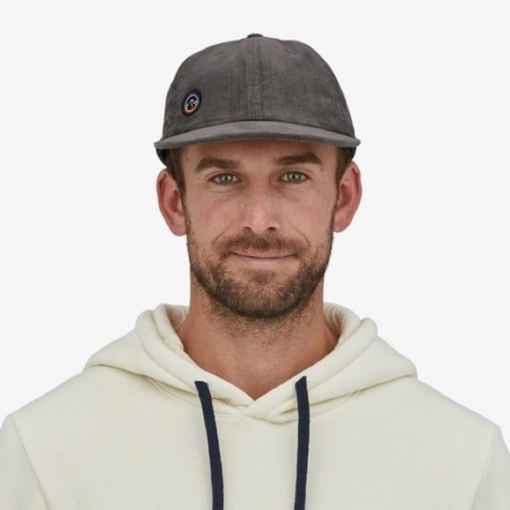 Patagonia Corduroy Cap in Forge grey